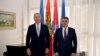 Crnogorski predsjednik Milo Đukanović i predsjednik Hrvatske Zoran Milanović, 21. decembar 2021.
