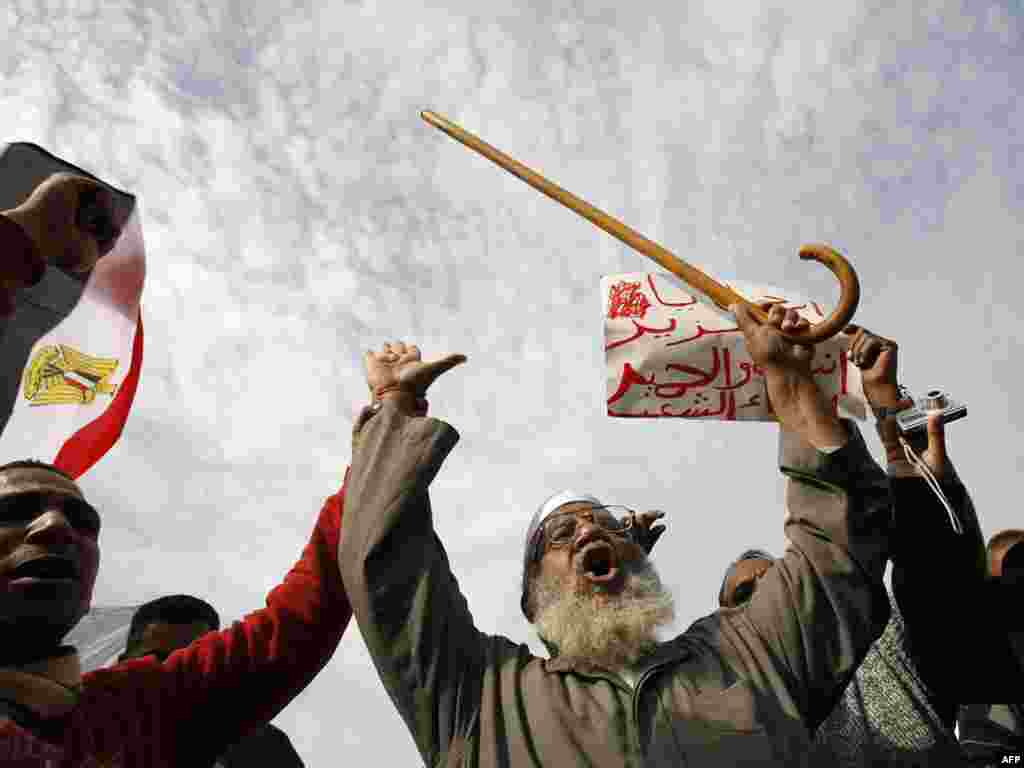 Veliki protestni ¨milionski marš ¨, Kairo, 01.02.2011. Foto: AFP / Mohammed Abed