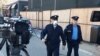 Policija ispred Ministarstva infrastrukture, Priština