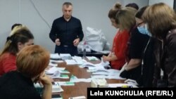 Заседание окружной избирательной комиссии в Сабуртало