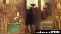 Уільям Ф. Даглас, «Паляваньне кнігалюба альбо Кнігарня Крыча» (1891).