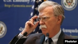 U.S. national-security adviser John Bolton said the administration understands that a number of countries "may not be able to go all the way, all the way to zero immediately." (file photo)