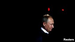 Ілюстраційне фото. Президент Росії Володимир Путін у Берліні в день саміту «Нормандської четвірки», 19 жовтня 2016 року