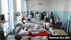 افغانستان: کابل کې د چادونې ژوبلو کسانو درملنه روانه ده. ۲۰۱۹ ز کال د جولای لومړۍ نېټه