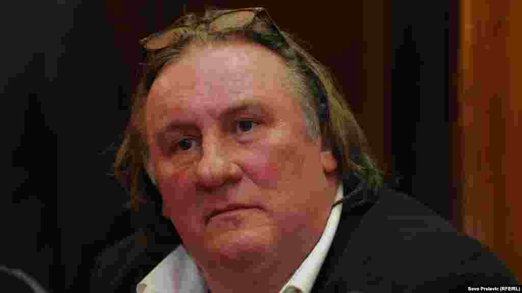 Gerard Depardieu u Crnoj Gori, 8. januar 2013.