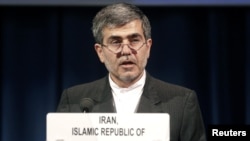 The head of Iran's Atomic Energy Organization Fereydoun Abbasi-Davani.