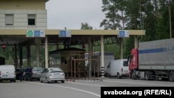Мяжа Літвы і Беларусі. Архіўнае фота