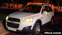 Ўзбекистонда ишлаб чиқарилган Chevrolet Captiva.