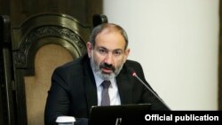Նիկոլ Փաշինյանը՝ կառավարության նիստերից մեկի ժամանակ, արխիվ