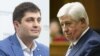 Давид Сакварелідзе (ліворуч) та генеральний Віктор Шокін