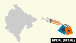 Tri puta manje vakcinisanih od ukidanja COVID potvrda za tržne centre u Crnoj Gori 