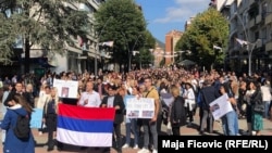 Protest u Severnoj Mitrovici 10. oktobar 2024.