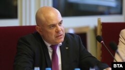 Иван Гешев на изслушване в парламента. 