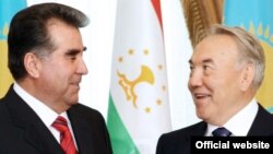 Эмомали Рахмон и Нурсултан Назарбаев 