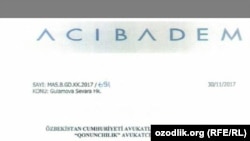 Туркия онкология маркази Севара Ғуломованинг саратонмдан даволанганини рад қилди.