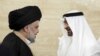 مقتدی صدر (چپ) و محمد بن زاید آل نهیان،ولیعهد ابوظبی
( نایب فرمانده کل قوای مسلح امارات متحده عربی)