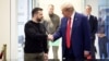 Liderul de la Kiev, Volodimir Zelenski, și președintele ales al SUA, Donald Trump, la New York, 27 septembrie 2024.
