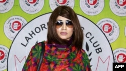 قندیل بلوڅ د ۲۰۱۶ز کال په جولای کې وژل شوې وه - انځور له ارشیفه