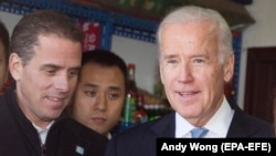 Bivši američki potpredsjednik Joe Biden i njegov sin Hunter Biden