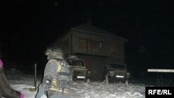 Policija u akciji u Gornjoj Maoči. Foto: Mirsad Arnautović