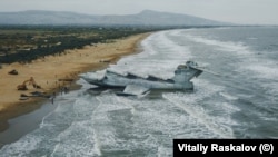 One of the world's most unique vessels is at risk of being destroyed by the elements amid an attempt to move it to a planned Russian military park.
