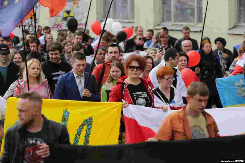 «Чарнобыльскі шлях» у Менску, 26 красавіка 2015.
