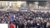 ტყიბულში გაფიცული მუშები შახტის ადმინისტრაციის შენობაში შეიჭრნენ