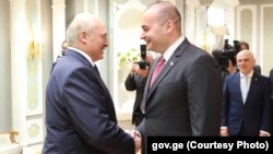 ბელარუსის პრეზიდენტის, ალექსანდრ ლუკაშენკოს და საქართველოს პრემიერ-მინისტრის, მამუკა ბახტაძის შეხვედრა მინსკში. 2019 წლის 23 აგვისტო