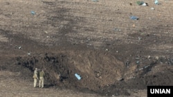 Місце катастрофи Су-27