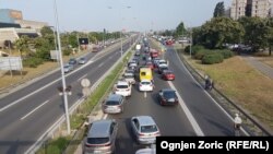 Blokada saobraćaja u Beogradu
