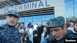 Аэропорт Махачкалы после массовых беспорядков