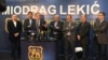 Miodrag Lekić sa kolegama iz Demokratskog fronta u izbornom štabu nakon predsedničkih izbora u Crnoj Gori, ilustrativna fotografija