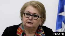 Bisera Turković, ministrica vanjskih poslova BiH na konferenciji za medije 5. maja 2021.