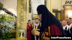 საქართველოს კათოლიკოს-პატრიარქი ილია II საშობაო წირვაზე