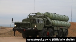 Крым. С-400 «Триумф» зениттик-ракеталык комплекси. 