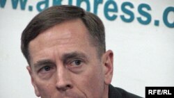 U.S. Central Command chief General David Petraeus in Bishkek