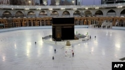 The 1,000-strong crowd being allowed to worship at the Kaaba this year is a tiny fraction of the normal hajj. Last year, some 2.5 million people attended the pilgrimage.
