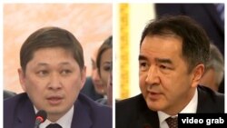 Кыргызстандын өкмөт башчысы менен Казакстандын премьер-министри Бакытжан Сагинтаев.