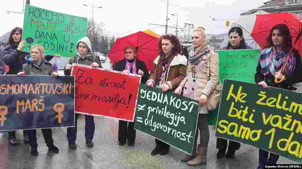 BiH - Međunarodni dan žena, Sarajevo, 8. mart 2013.