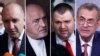 Румен Радев, Бойко Борисов, Делян Пеевски, Джевдет Чакъров. Колаж