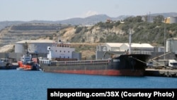 Nava Rhosus, sub pavilion moldovenesc, aflată la originea exploziei din Beirut. Foto din 11 mai 2011, făcută în portul Vassiliko din Cipru. 