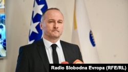 Sanin Bogunić, predsjednik Visokog sudskog i tužiteljskog vijeća Bosne i Hercegovine, februar 2025. 