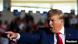 Дональд Трамп під час виборчої кампанії, архівне фото