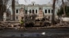 FILE PHOTO: Aftermath of a Russian missile attack in Sumy