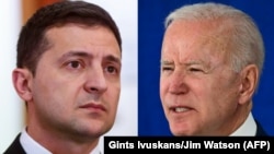 Переговори глави української держави Володимира Зеленського (л) з президентом США Джо Байденом заплановані на 1 вересня в Білому домі