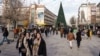 Pogled na Prištinu, januar 2025.
