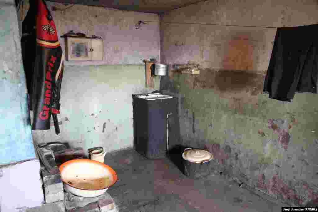 Inside the house of a local Chukcha, Billings village, Chukotka