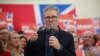 Keir Starmer, președintele Partidului Laburist, vorbește la un eveniment de campanie din orașul Redditch, Marea Britanie, 3 iulie 2024.