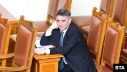 Министърът на правосъдието Данаил Кирилов в парламента