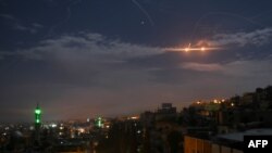 Дамаск, ранній ранок 21 січня 2019 року: сирійські сили ППО намагаються відбити повітряний удар Ізраїлю
